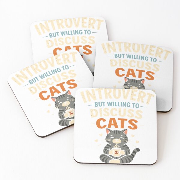 Item preview, Funny Introvert Cat Lover Design designed and sold by Jbantan.