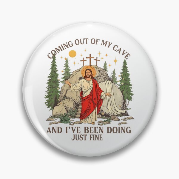 Item preview, Jesus Coming Out Of My Cave, Funny Easter Sunday, Mr Brightside Jesus, Religious Humor, Christian Gift designed and sold by toongstudio.