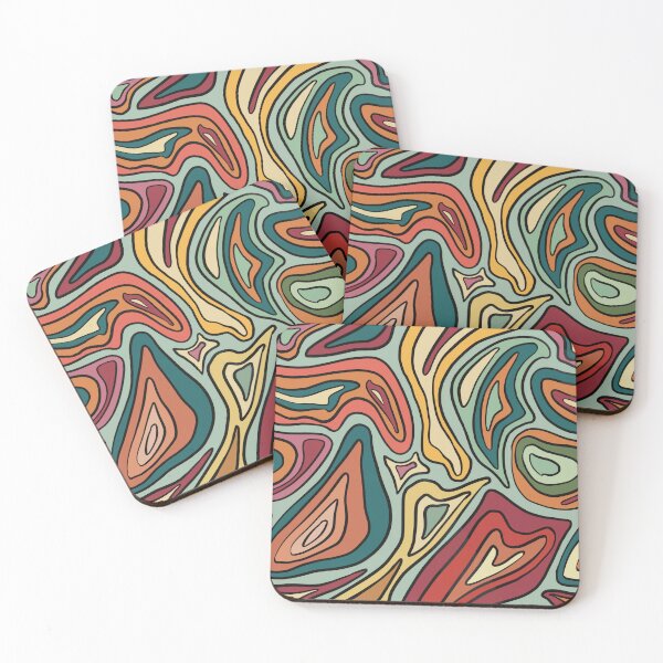 Item preview, Color Flow – Abstract Wavy Pattern 2 designed and sold by Becky-Poppins.