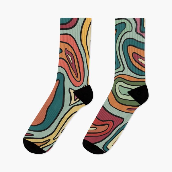 Item preview, Color Flow – Abstract Wavy Pattern 2 designed and sold by Becky-Poppins.