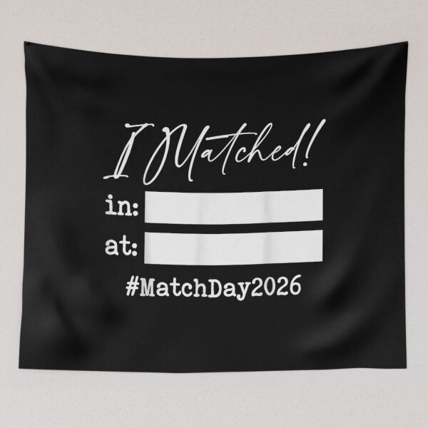 Item preview, I Matched Medical Residency Match Day 2026 Future Doctor Institutional Healthcare Graphic designed and sold by DaphoLatara.