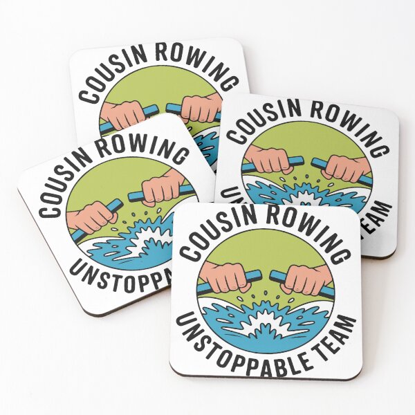 Item preview, Cousins Rowing Team Vintage Nautical Sports Crest designed and sold by PixelWaveBD.