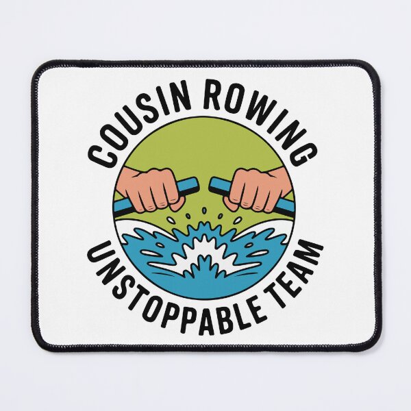 Item preview, Cousins Rowing Team Vintage Nautical Sports Crest designed and sold by PixelWaveBD.