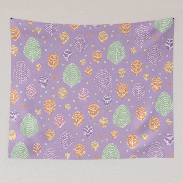 Item preview, Cute Organic Purple Pattern  designed and sold by Becky-Poppins.