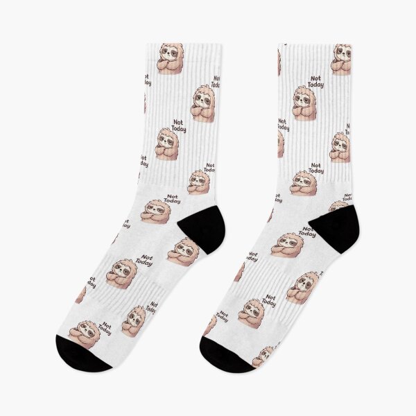 Item preview, Not Today Sloth designed and sold by GrindMoodShop.