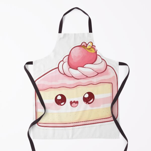 Item preview, Cute Kawaii Cake Slice Strawberry Birthday Sticker designed and sold by DesignEG.