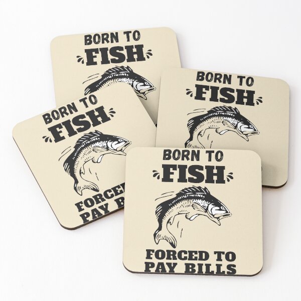 Item preview, Born To Fish Forced To Pay Bills Funny Fishing Shirt Fisherman Humor Gift designed and sold by Negisandeep studio.