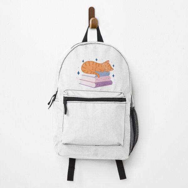 Item preview, Cute Orange Striped Cat on a Stack of Books designed and sold by winterpumpkin.