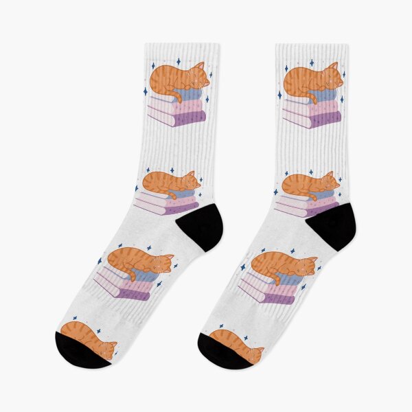Item preview, Cute Orange Striped Cat on a Stack of Books designed and sold by winterpumpkin.