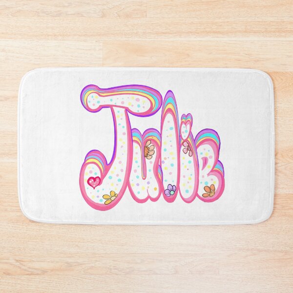 Item preview, Julie Name - Kawaii Floral pastel sprinkles. Top 10 Best Personalized gift for girls and women  designed and sold by Artonmytee.