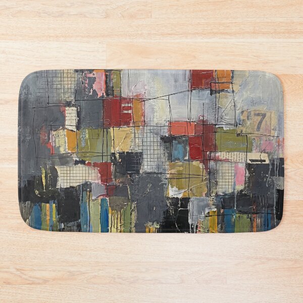 Item preview, The Weight of 7 – Colourful Abstract Geometric Painting designed and sold by Printpix.
