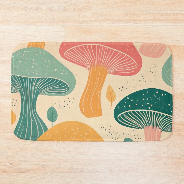 Item preview, Organic Pastel Mushrooms  designed and sold by Becky-Poppins.