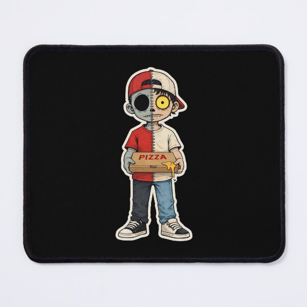 Item preview, Pizza Delivery Zombie Holding Pizza Box designed and sold by TheHollowEyeCo.