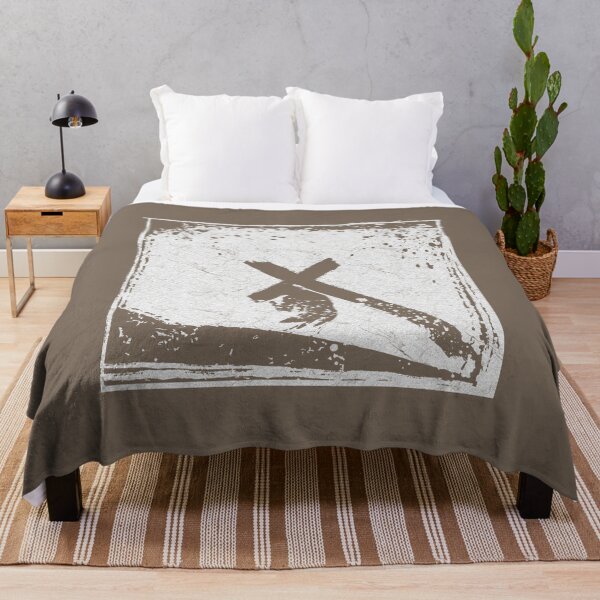 Item preview, Good Friday Easter Abstract Art - Jesus Carrying Cross on Mount Calvary | John 19:17 | White designed and sold by ZechJohnRB.