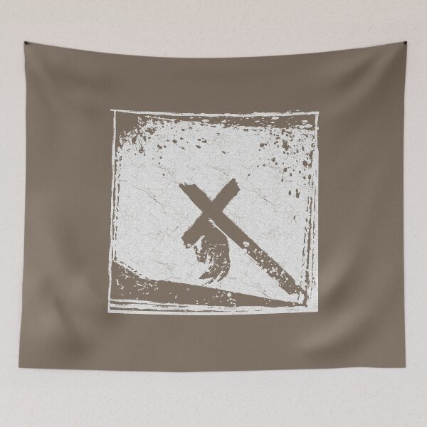 Item preview, Good Friday Easter Abstract Art - Jesus Carrying Cross on Mount Calvary | John 19:17 | White designed and sold by ZechJohnRB.
