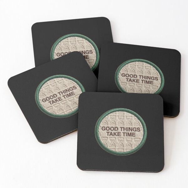 Item preview, Good Things Take Time Patch designed and sold by Everyday Epics.