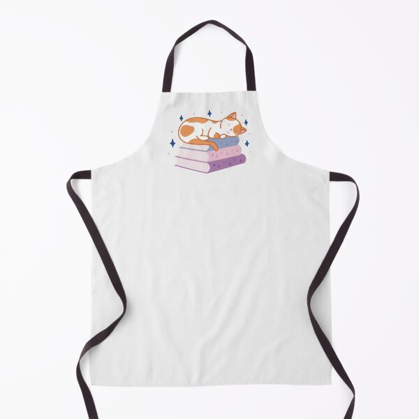 Item preview, Cute Orange and White Cat on a Stack of Books designed and sold by winterpumpkin.