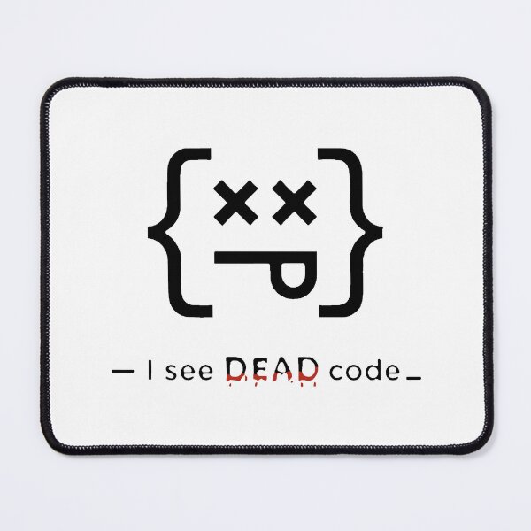 Item preview, I See Dead Code Funny Programmer Humor Sixth Sense Geek Gift designed and sold by Cat-butt-shirts.
