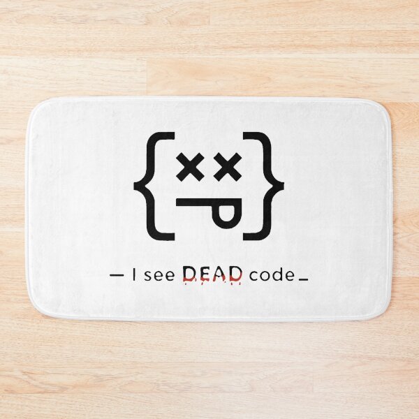 Item preview, I See Dead Code Funny Programmer Humor Sixth Sense Geek Gift designed and sold by Cat-butt-shirts.