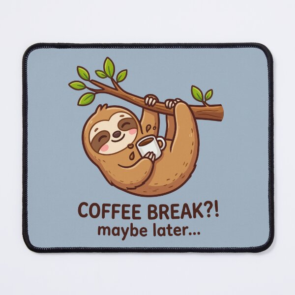 Item preview, COFFEE BREAK? I AM THE BREAK designed and sold by Tiny-roar-studio.