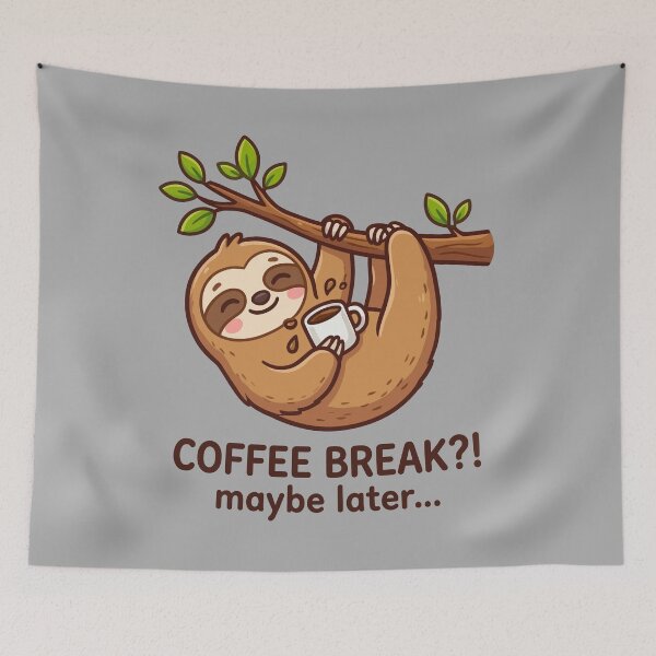 Item preview, COFFEE BREAK? I AM THE BREAK designed and sold by Tiny-roar-studio.