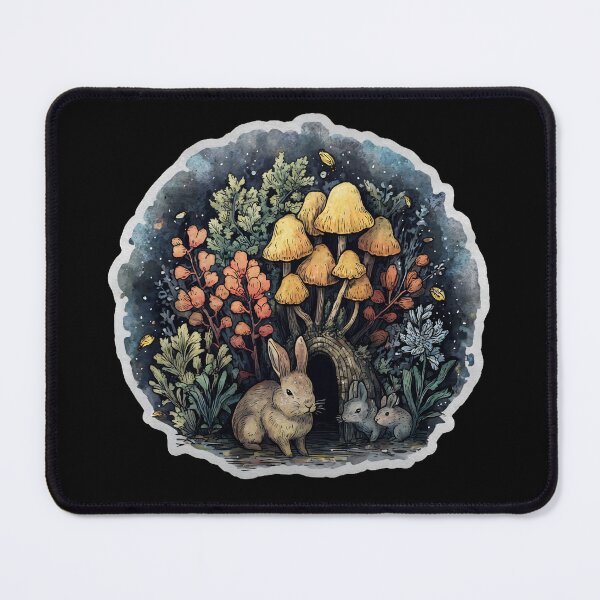 Item preview, Whimsical Watercolor Rabbit Family designed and sold by kndzxf.