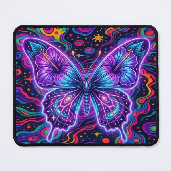Item preview, Mystical Cosmic Butterfly: Luminous Neon Wings designed and sold by Siriusvibes.