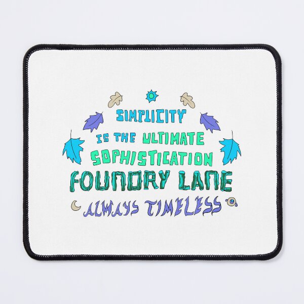 Item preview, Simplicity is the Ultimate Sophistication designed and sold by Foundrylane.