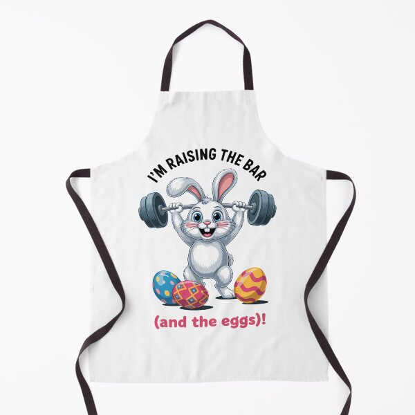 Item preview, Small But Crazy Easter Bunny – Funny Gym Bunny Easter Design designed and sold by Art-Arcade6.