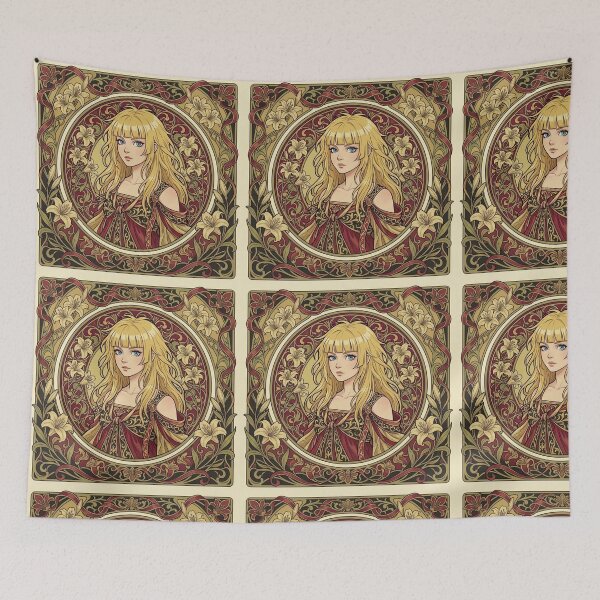 Item preview, Panty in the style of Mucha designed and sold by Solace Sparkles.