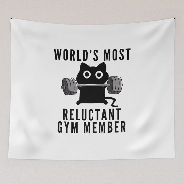 Item preview, World's Most Reluctant Gym Member designed and sold by HYPNK.