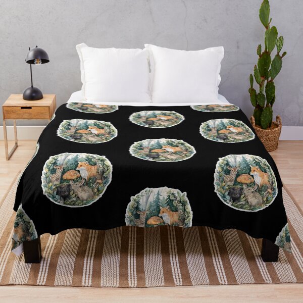 Item preview, Starry Night Evergreen Forest designed and sold by kndzxf.
