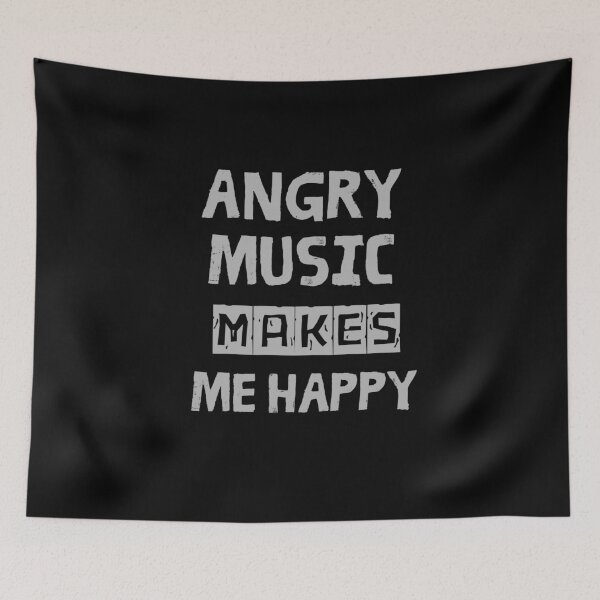 Item preview, Angry Music Heavy Metal Death Metal Metalhead Metal Fan T-Shirt designed and sold by TTT-Funny-Shop.