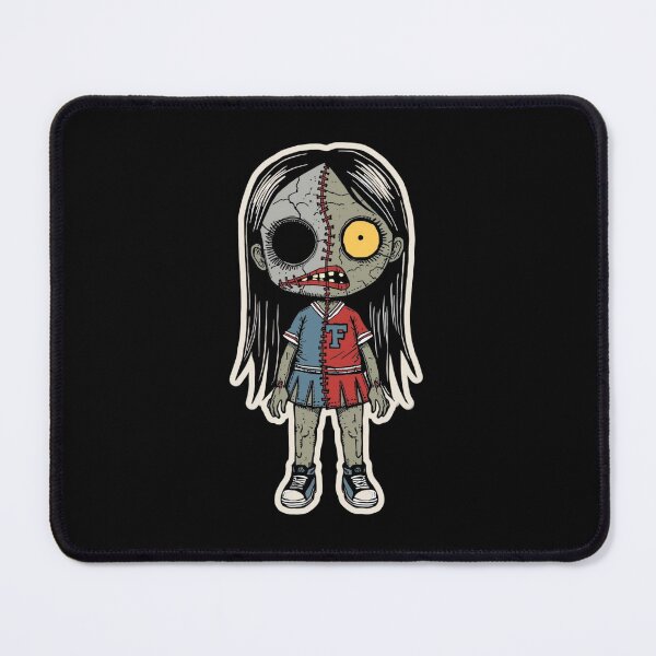 Item preview, Cheerleader Zombie Horror Mascot Style designed and sold by TheHollowEyeCo.