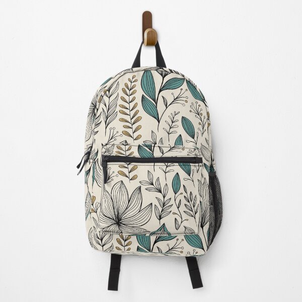 Item preview, Hand Drawn Garden (teal yellow) designed and sold by Doodloom.