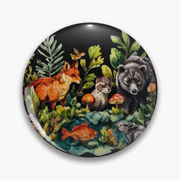 Item preview, Whimsical Woodland Animal Gathering designed and sold by kndzxf.