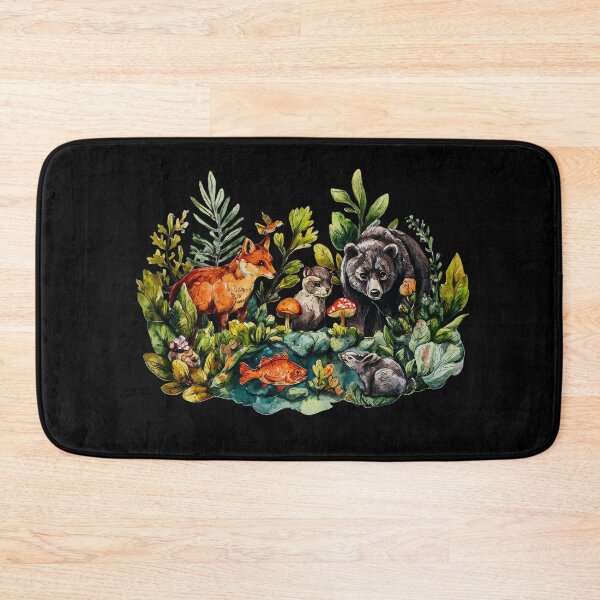 Item preview, Whimsical Woodland Animal Gathering designed and sold by kndzxf.