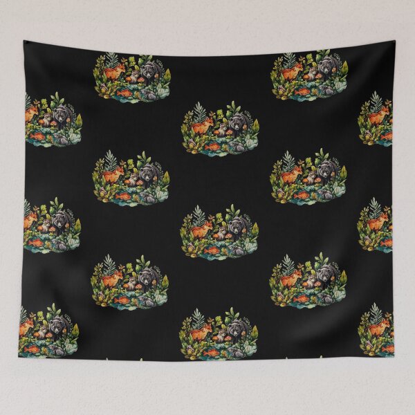 Item preview, Whimsical Woodland Animal Gathering designed and sold by kndzxf.