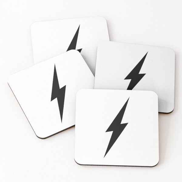 Item preview, Black Lightning Bolt designed and sold by The Common Tee.