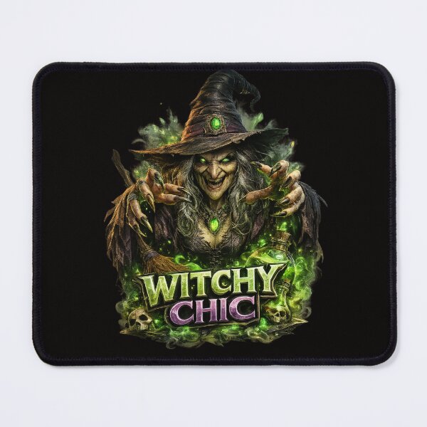 Item preview, Witchy Chic – Scary 3D Witch Funny Horror Design designed and sold by Tadeusz1.