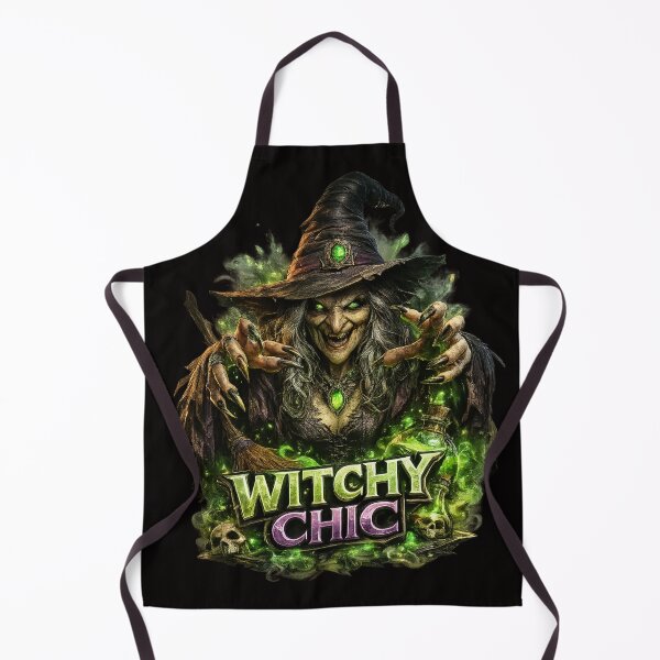 Item preview, Witchy Chic – Scary 3D Witch Funny Horror Design designed and sold by Tadeusz1.