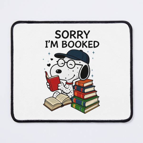 Item preview, Sorry I’m Booked Funny Book Lover Quote designed and sold by CleanDecor.
