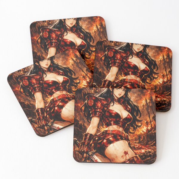 Item preview, Dark Fantasy Warrior In Inferno designed and sold by solioandcoo.