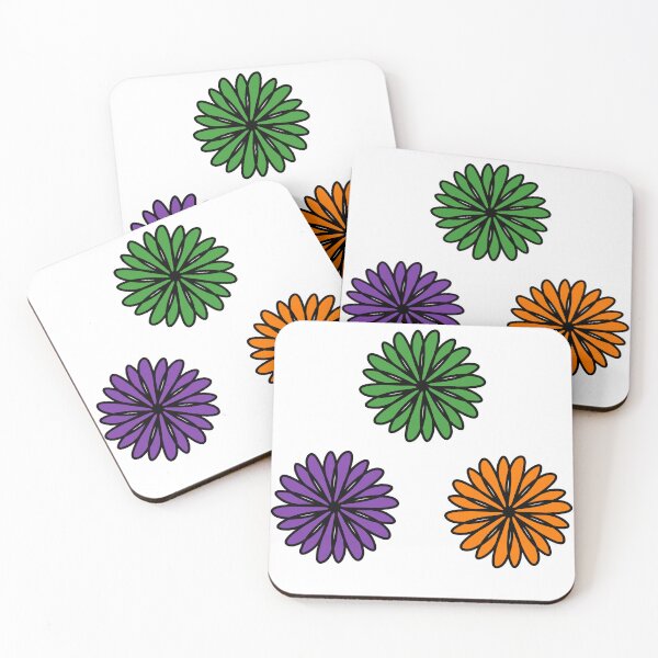 Item preview, Tri-Colored Flowers Secondary Colors designed and sold by artistfourteen.
