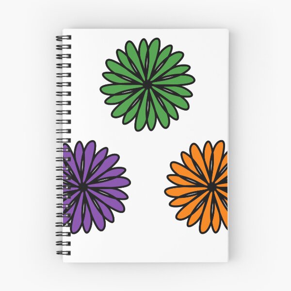 Item preview, Tri-Colored Flowers Secondary Colors designed and sold by artistfourteen.