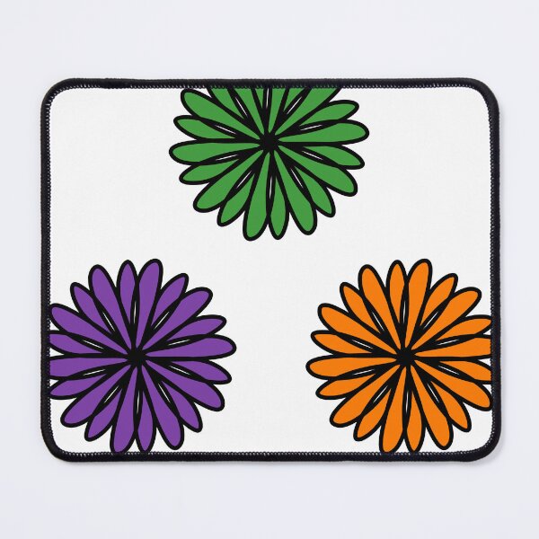 Item preview, Tri-Colored Flowers Secondary Colors designed and sold by artistfourteen.