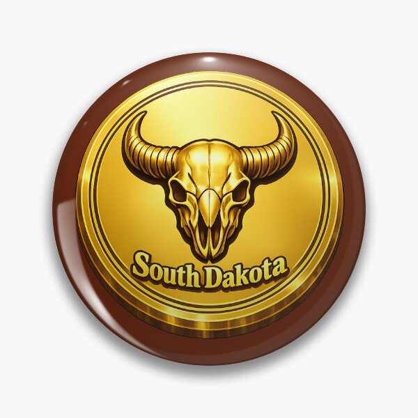 Item preview, South Dakota designed and sold by Broken Antler Designs .