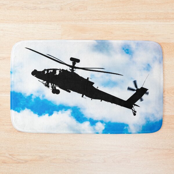 Item preview, Dramatic AH-64 Attack Helicopter Silhouette Flight designed and sold by SpottAir.