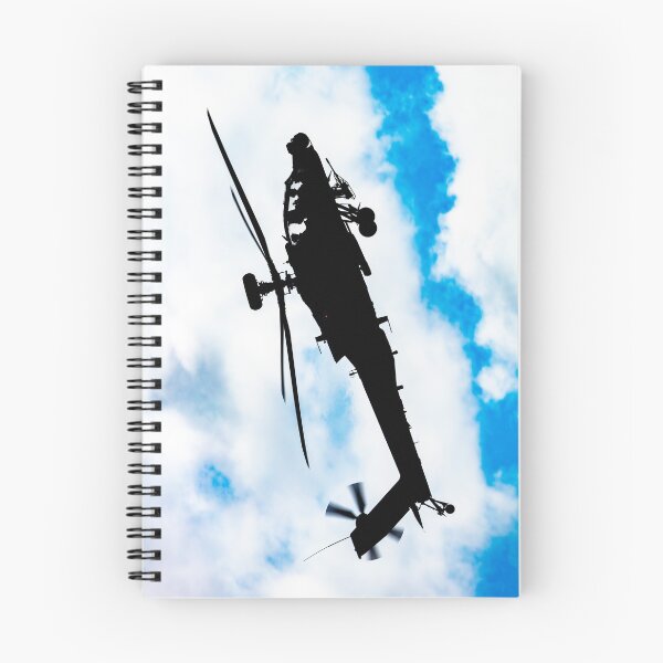 Item preview, Dramatic AH-64 Attack Helicopter Silhouette Flight designed and sold by SpottAir.