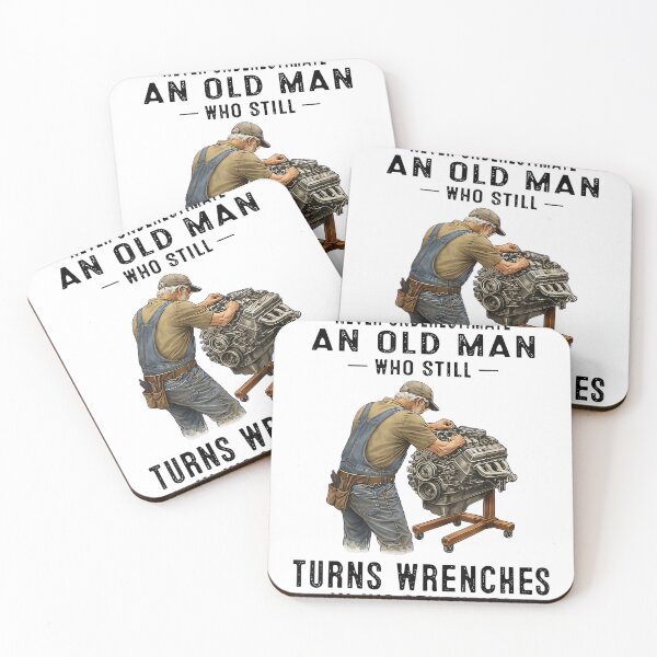 Item preview, Never Underestimate an Old Man Who Still Turns Wrenches designed and sold by SonnyZDavis.